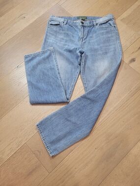 Lauren Ralph Lauren Jeans Women's sz 8 Classic Ankle Straight Mid Rise Denim